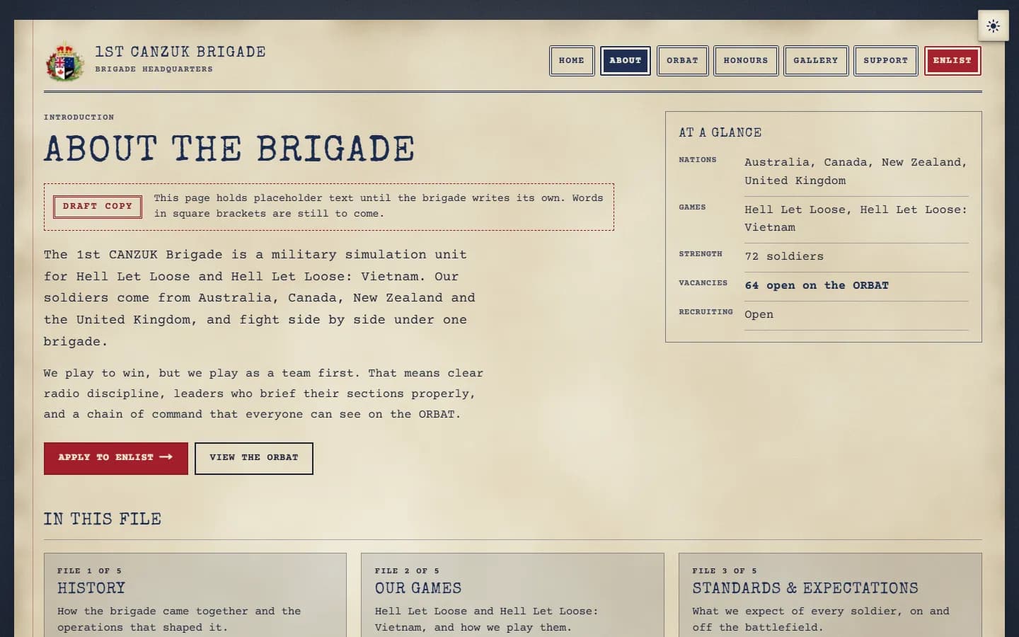About the brigade